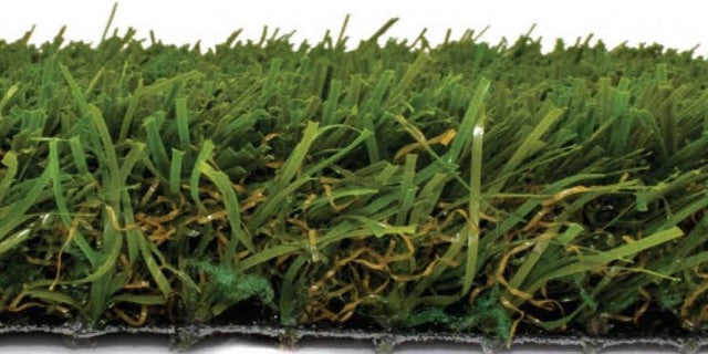 Manufacturer photo: close-up of the GT turf pile with HeatBlock cooling in the yarn